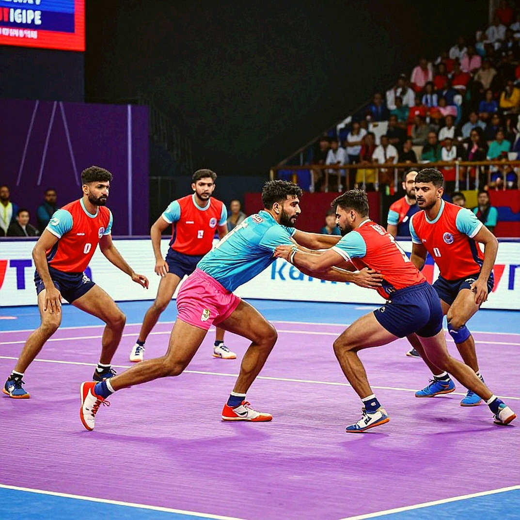ছয় লাইনের ফাঁকে লুকানো সংকেত: এশিয়ান গেমসের ম্যাটে ভারতের ক্যাবাডি ডিফেন্স ছয় লাইনের ফাঁকে লুকানো সংকেত: এশিয়ান গেমসের ম্যাটে ভারতের ক্যাবাডি ডিফেন্স