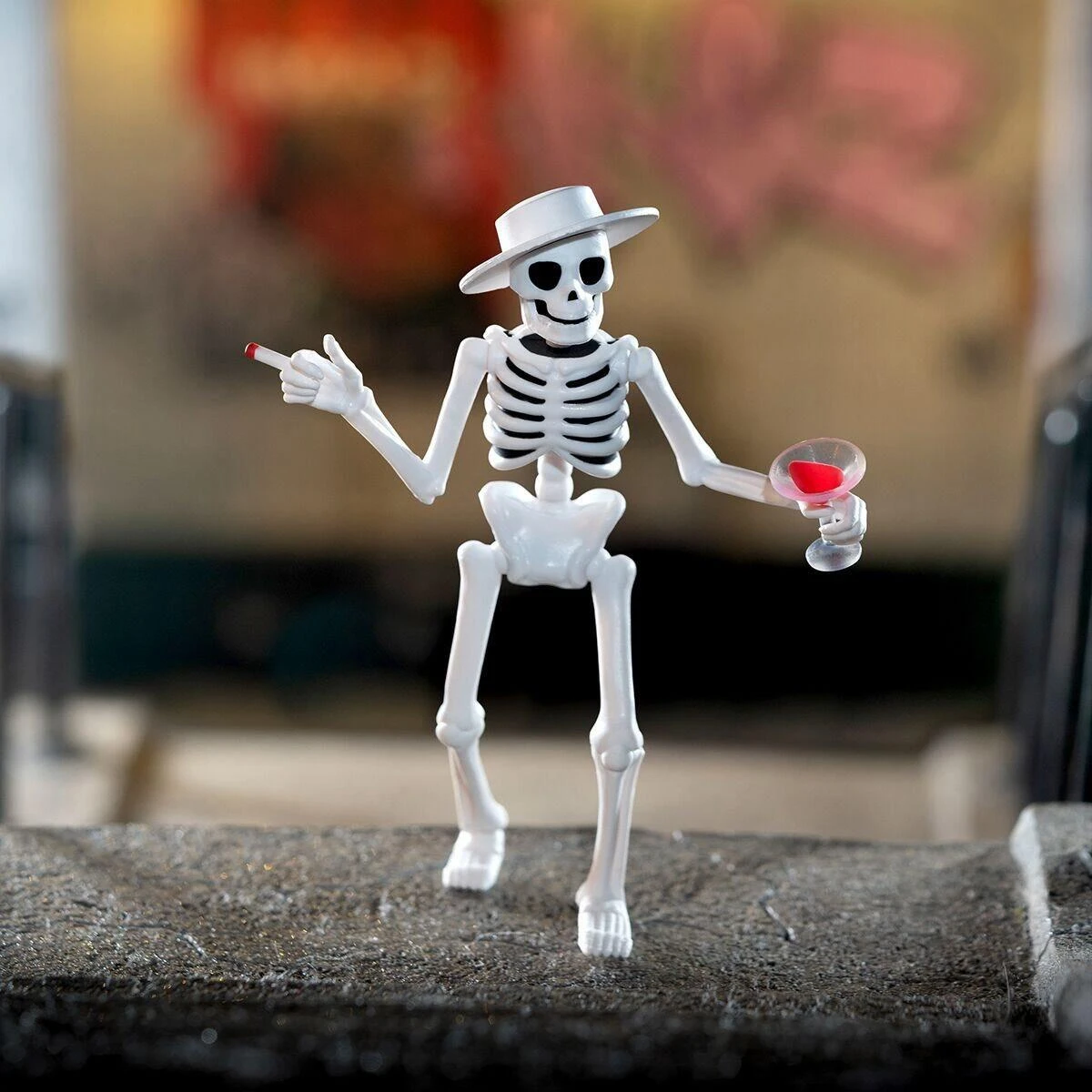 SUPER7 Social Distortion ReAction Action Figure - Skelly - Image 4