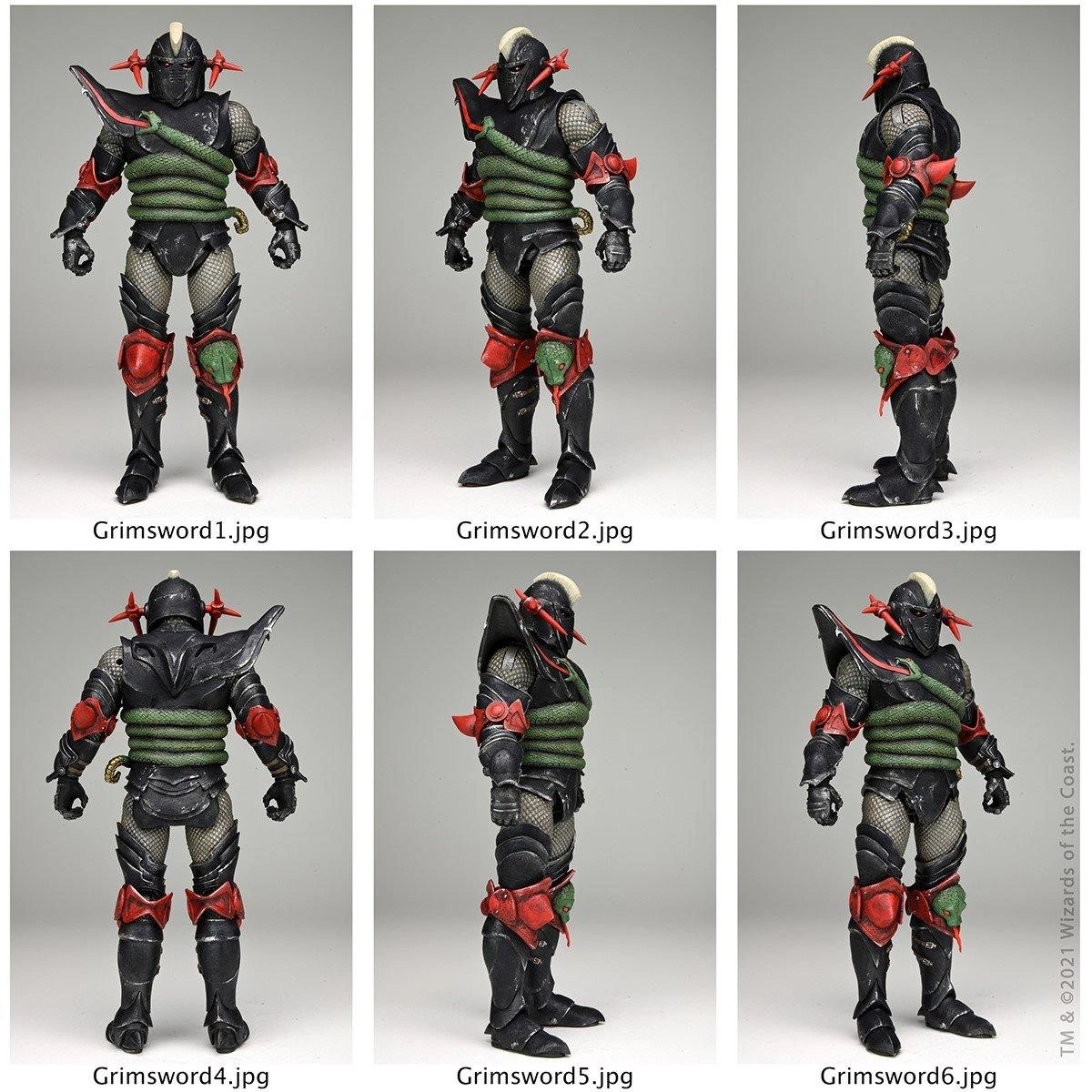 NECA Dungeons & Dragons Ultimate 7 Inch Action Figure - Grimsword - Image 2