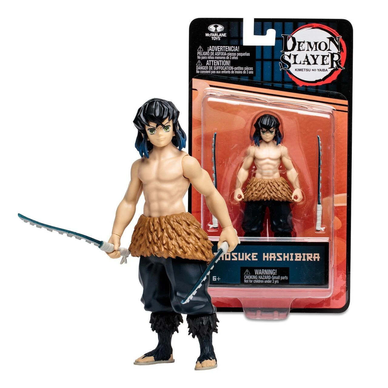 McFarlane Demon Slayer 5inch Action Figure Wave 2 - Inosuke Hashibira