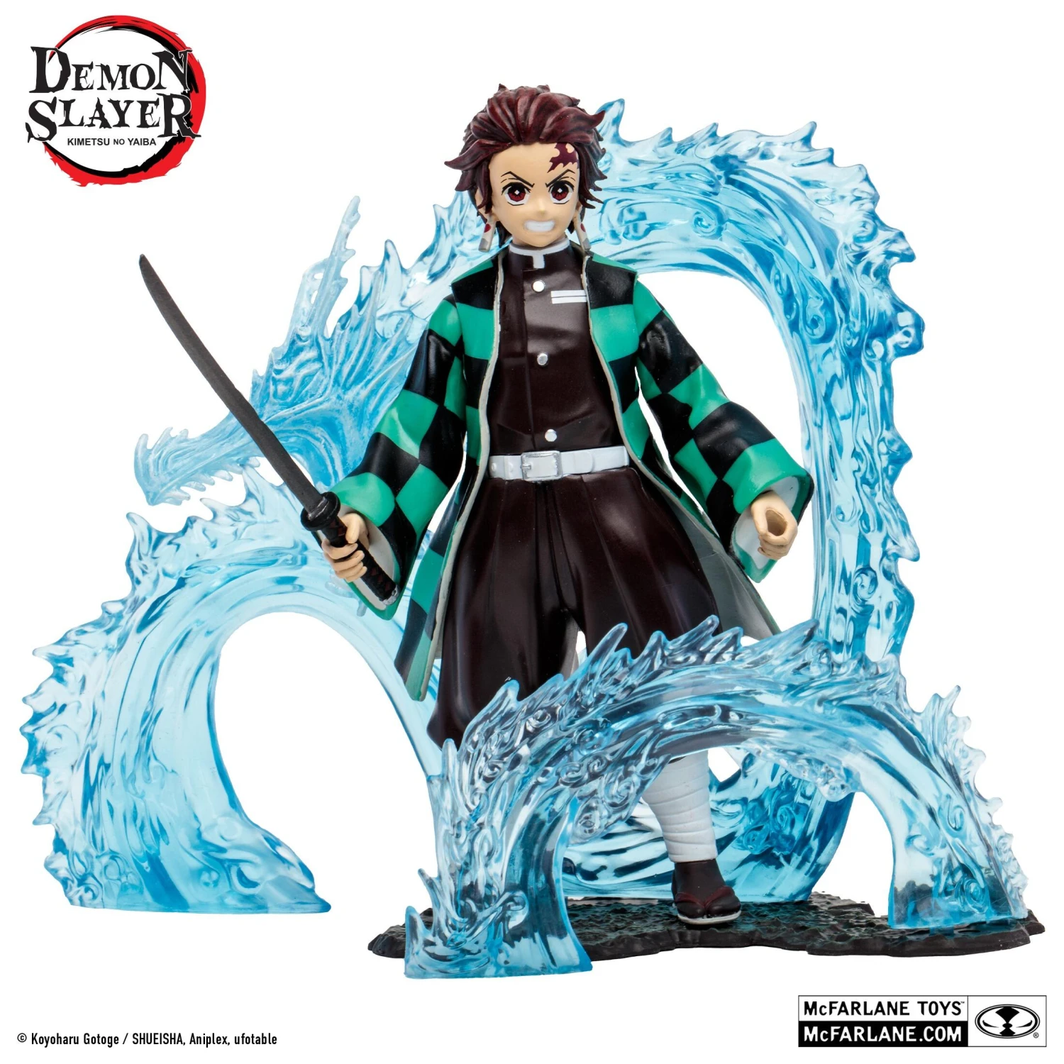 McFarlane Demon Slayer 5inch Deluxe Action Figure Wave 2 - Tanjiro With Water Dragon Accessories - Image 5