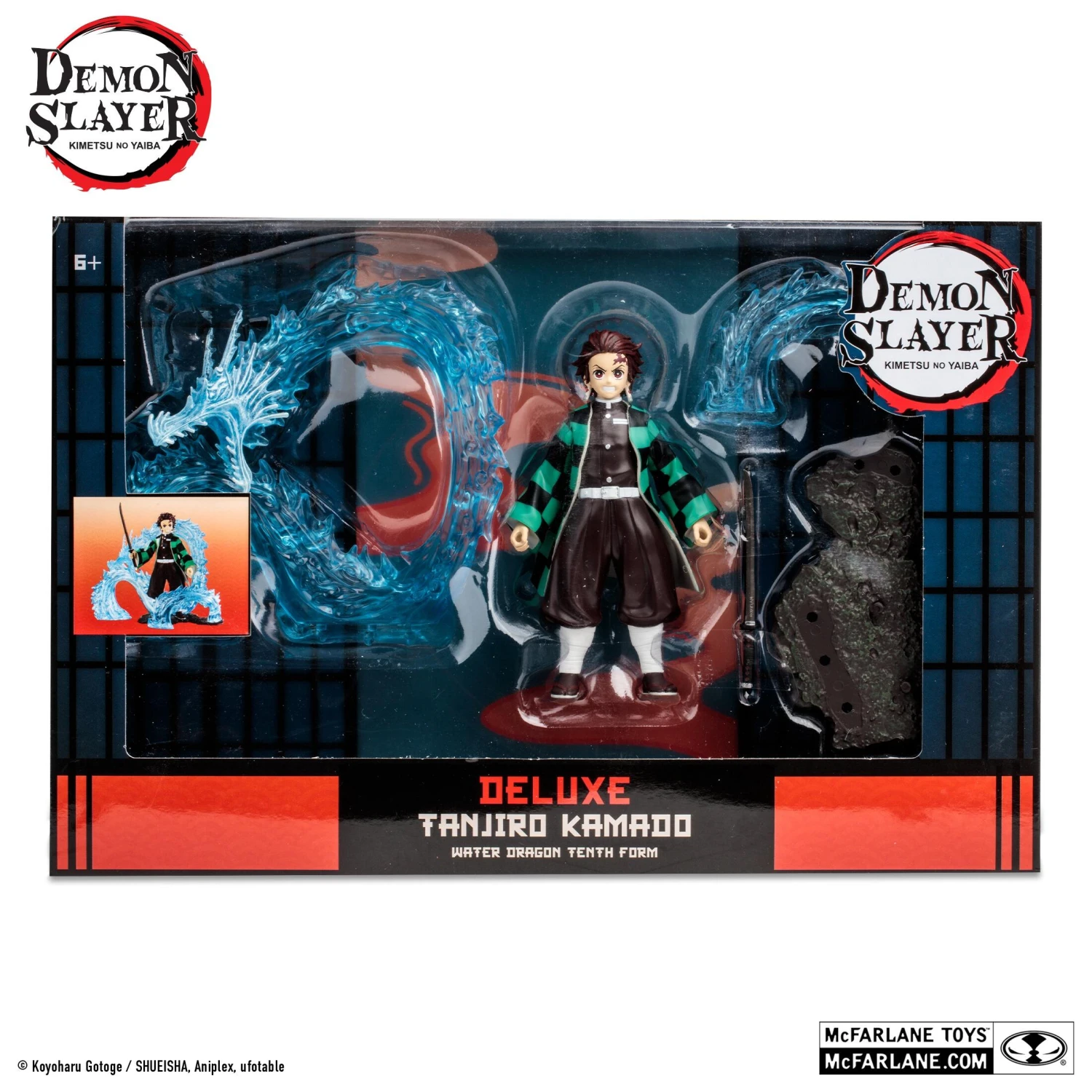 McFarlane Demon Slayer 5inch Deluxe Action Figure Wave 2 - Tanjiro With Water Dragon Accessories - Image 2