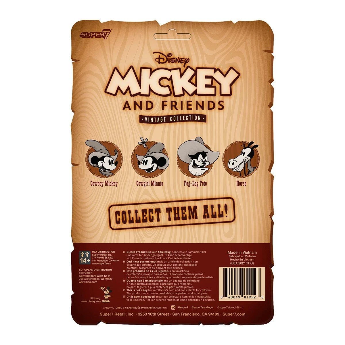 SUPER7 Mickey And Friends Disney ReAction Action Figure Wave 3 - Horse - Image 2