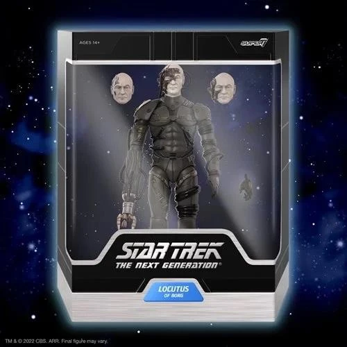 SUPER7 *PRE-ORDER Star Trek: The Next Generation ReAction Ultimates! Action Figure Wave 1 - Lucutus Of Borg - Image 2