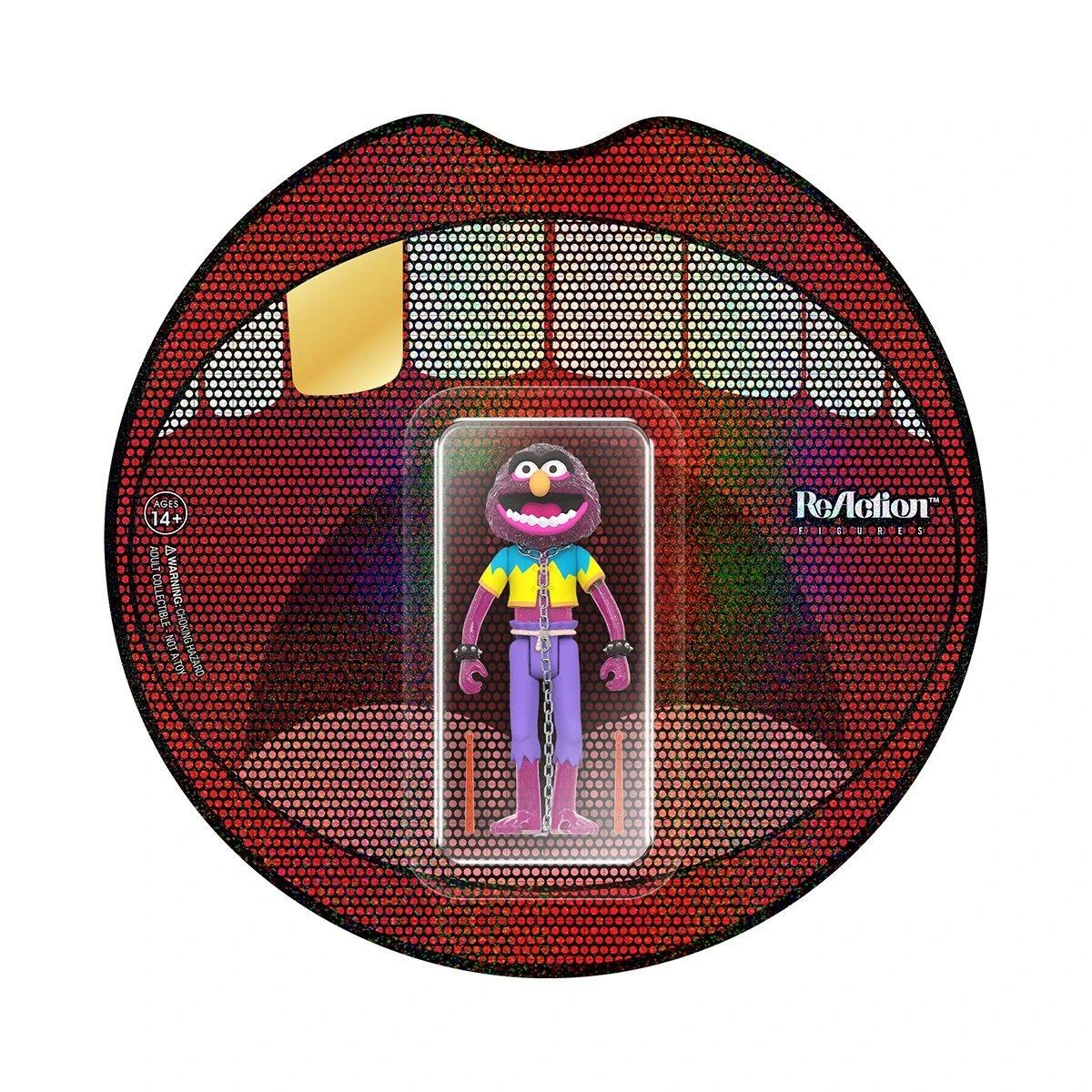 SUPER7 The Muppets Electric Mayhem Band Reaction Action Figure - Animal (Glitter) - Image 3