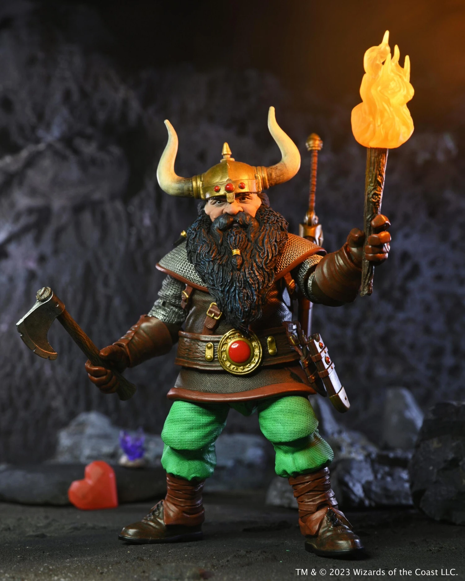 NECA *PRE-ORDER Dungeons & Dragons Ultimate 7 Inch Action Figure - Elkhorn The Good Dwarf - Image 3