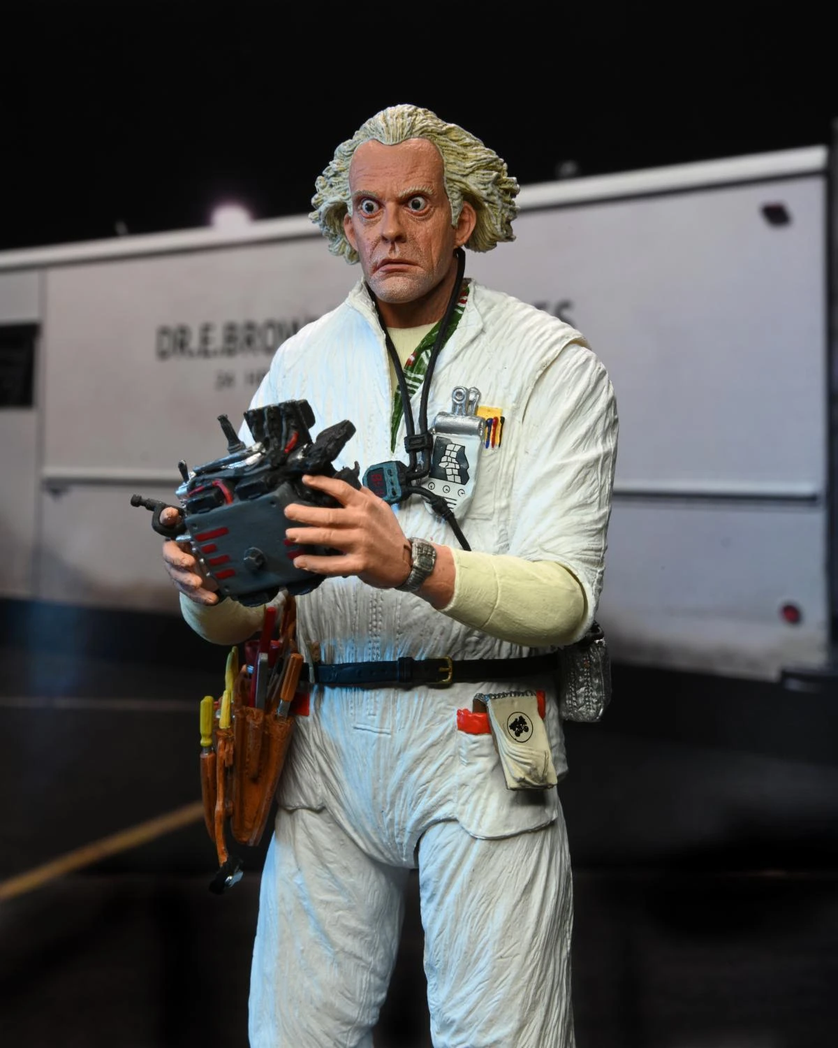 NECA Back To The Future Ultimate 7" Scale Action Figure - Hazmat Suit Doc Brown - Image 3
