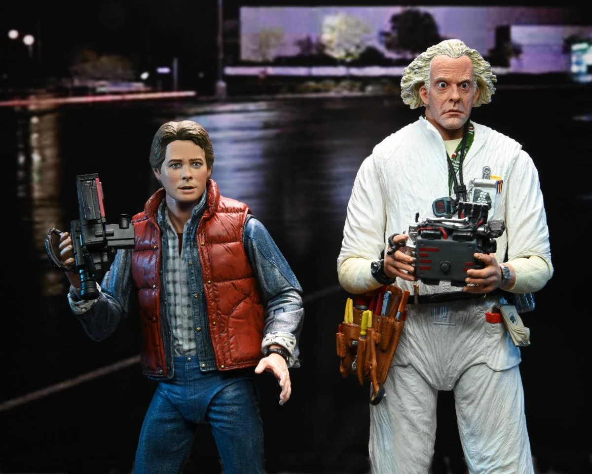 NECA Back To The Future Ultimate 7" Scale Action Figure - Hazmat Suit Doc Brown - Image 5