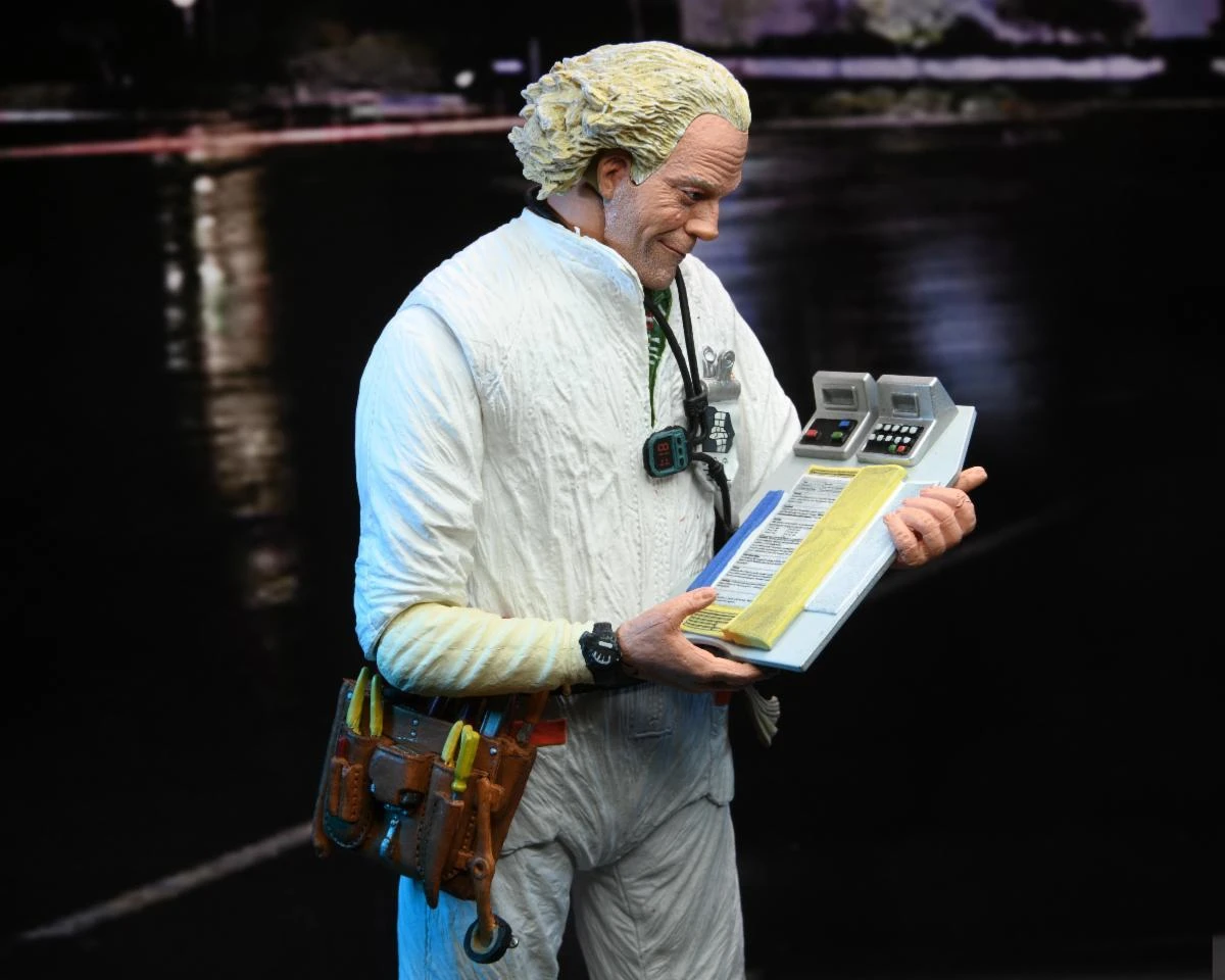 NECA Back To The Future Ultimate 7" Scale Action Figure - Hazmat Suit Doc Brown - Image 6