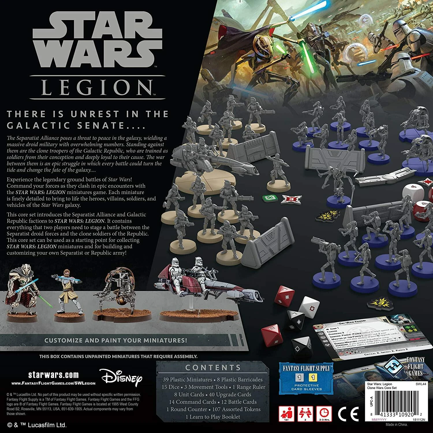 Atomic Mass Games Star Wars: Legion - Clone Wars Core Set Miniature Game - Image 2