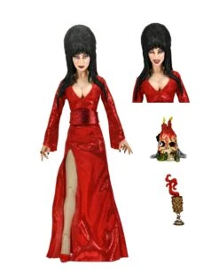 NECA Elvira 8-Inch Scale Clothed Action Figure - Elvira (Red, Fright & Boo)