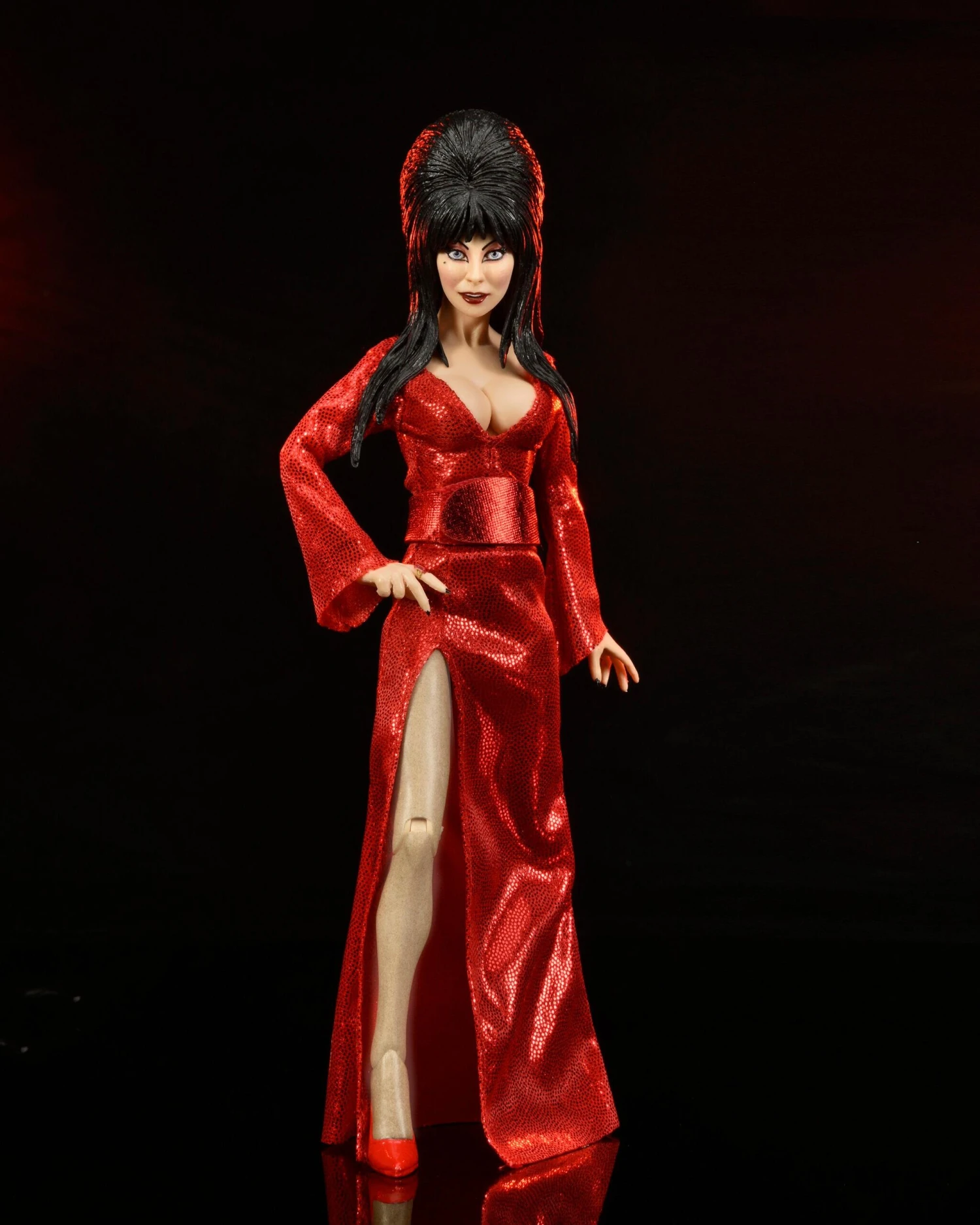 NECA Elvira 8-Inch Scale Clothed Action Figure - Elvira (Red, Fright & Boo) - Image 2