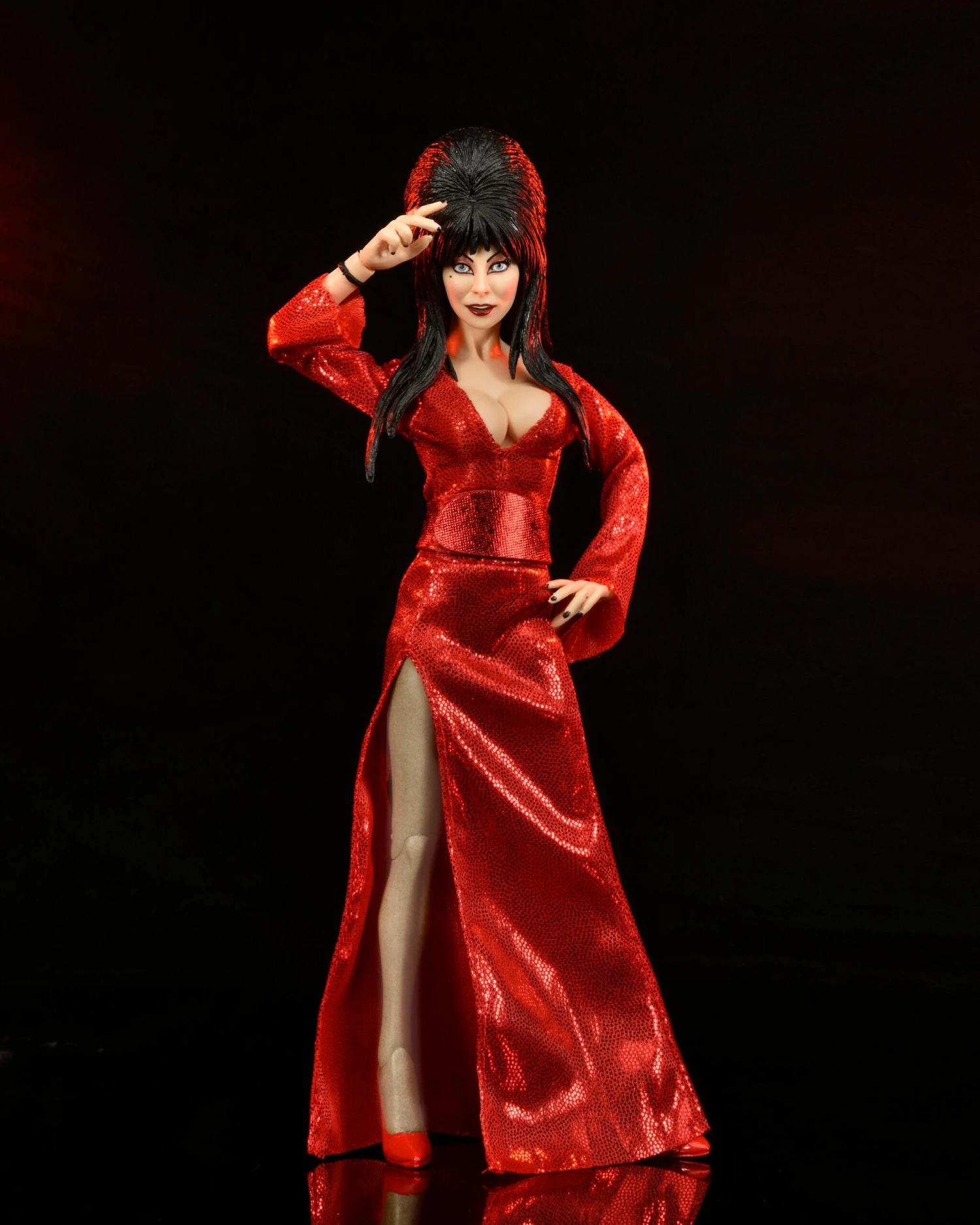 NECA Elvira 8-Inch Scale Clothed Action Figure - Elvira (Red, Fright & Boo) - Image 3