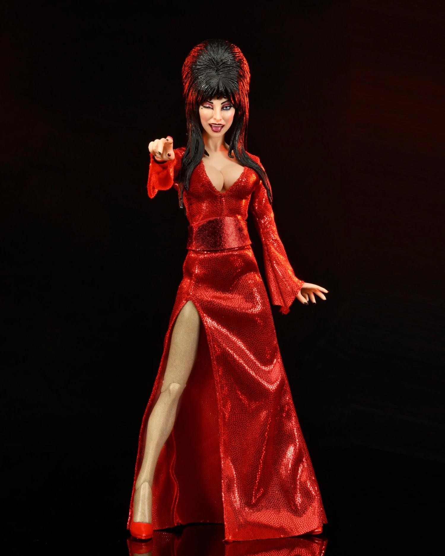 NECA Elvira 8-Inch Scale Clothed Action Figure - Elvira (Red, Fright & Boo) - Image 5