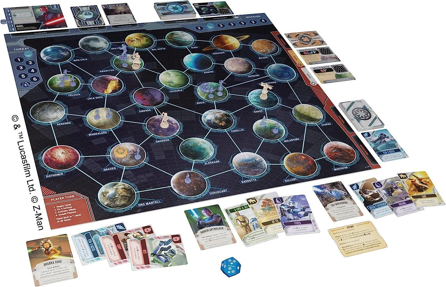 Z-Man Games Pandemic: Star Wars: The Clone Wars Board Game - Image 3
