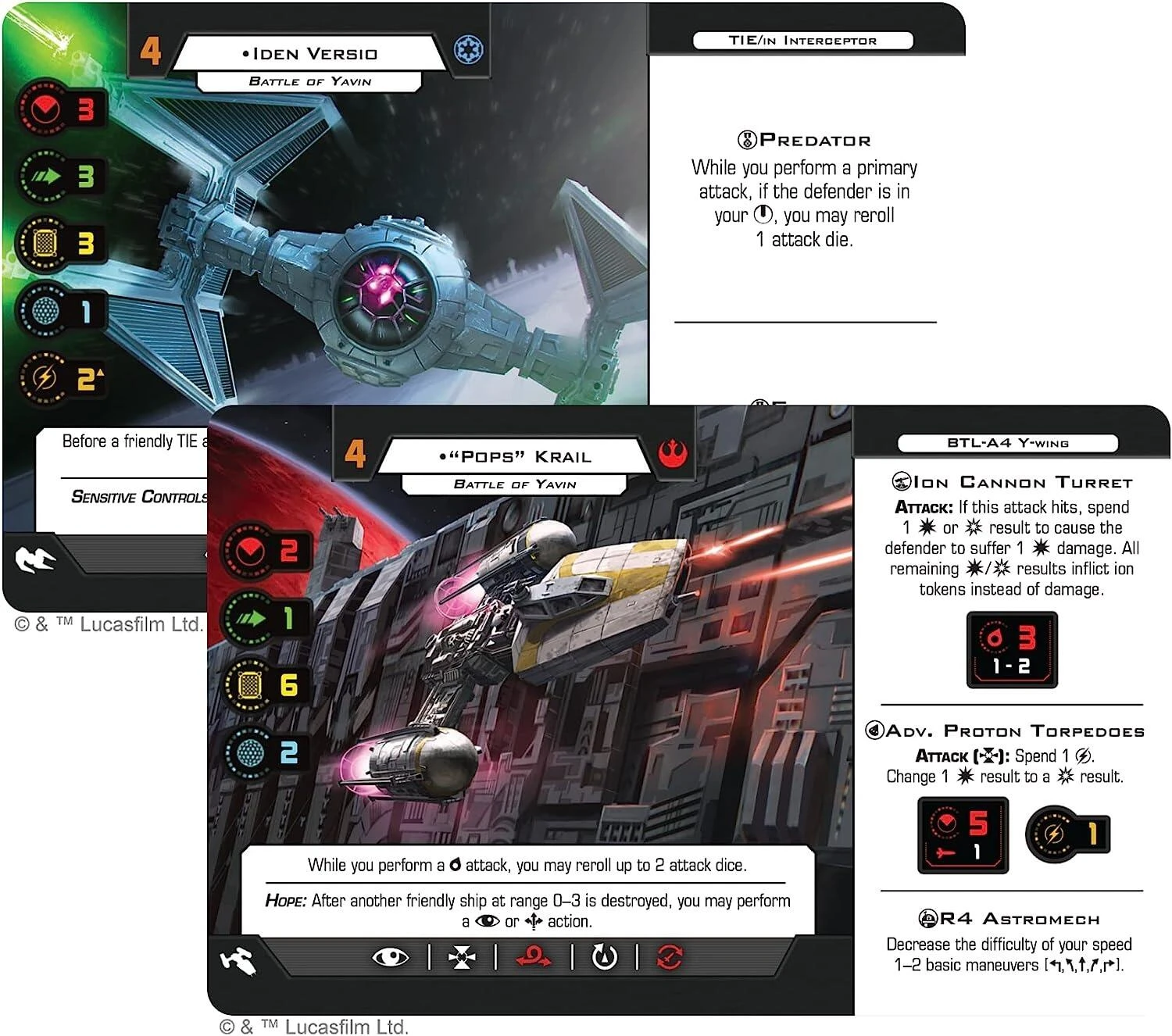 Atomic Mass Games Star Wars X-Wing: Battle Of Yavin Scenario Expansion Pack - Image 3