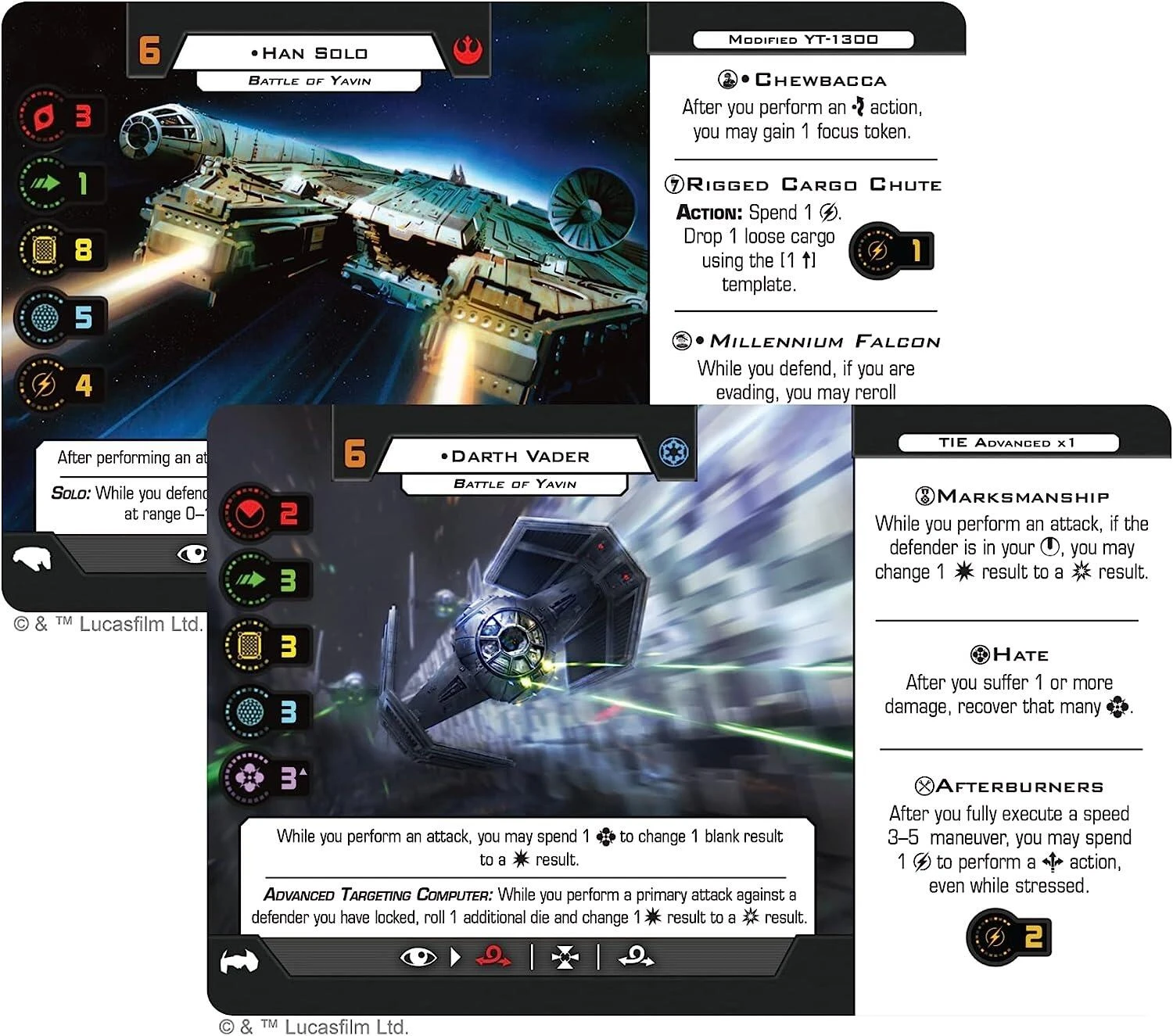 Atomic Mass Games Star Wars X-Wing: Battle Of Yavin Scenario Expansion Pack - Image 2