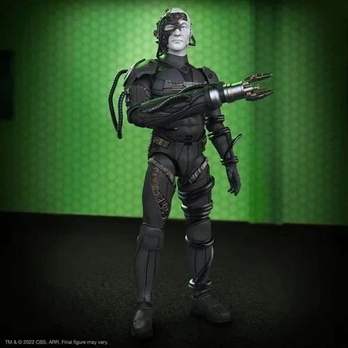 SUPER7 *PRE-ORDER Star Trek: The Next Generation ReAction Ultimates! Action Figure Wave 1 - Lucutus Of Borg - Image 4