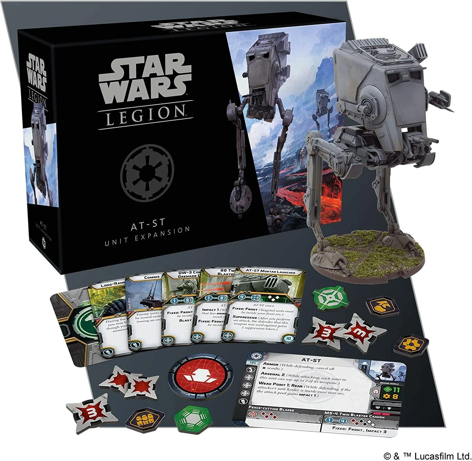 Fantasy Flight Games Star Wars: Legion - AT-ST Unit Expansion Pack - Image 3