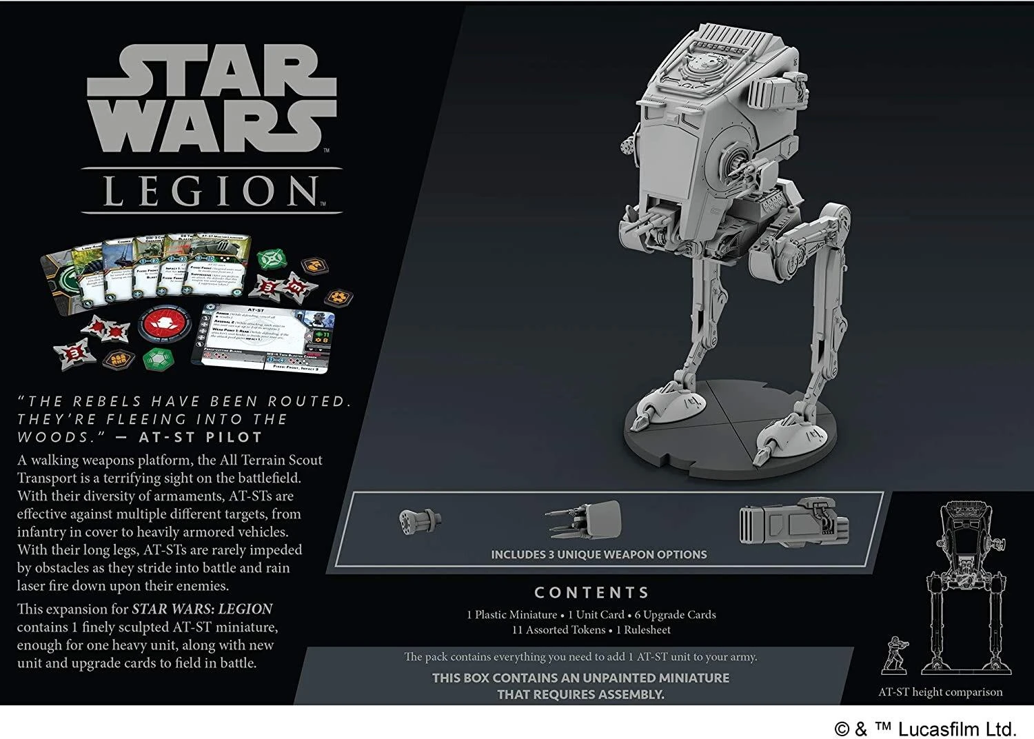 Fantasy Flight Games Star Wars: Legion - AT-ST Unit Expansion Pack - Image 2