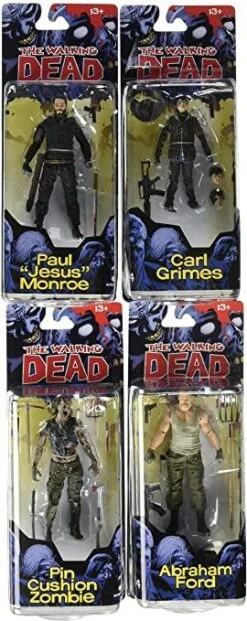 McFarlane The Walking Dead Comic Series 4 Action Figures - Set Of 4