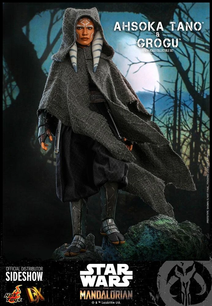 *PRE-ORDER Ahsoka Tano And Grogu (The Mandalorian) - Star Wars Hot Toys Collectibles 1/6 Scale Action Figure - Image 3
