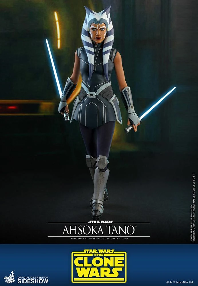 Ahsoka Tano - Star Wars The Clone Wars Hot Toys Collectibles 1/6 Scale Action Figure - Image 2