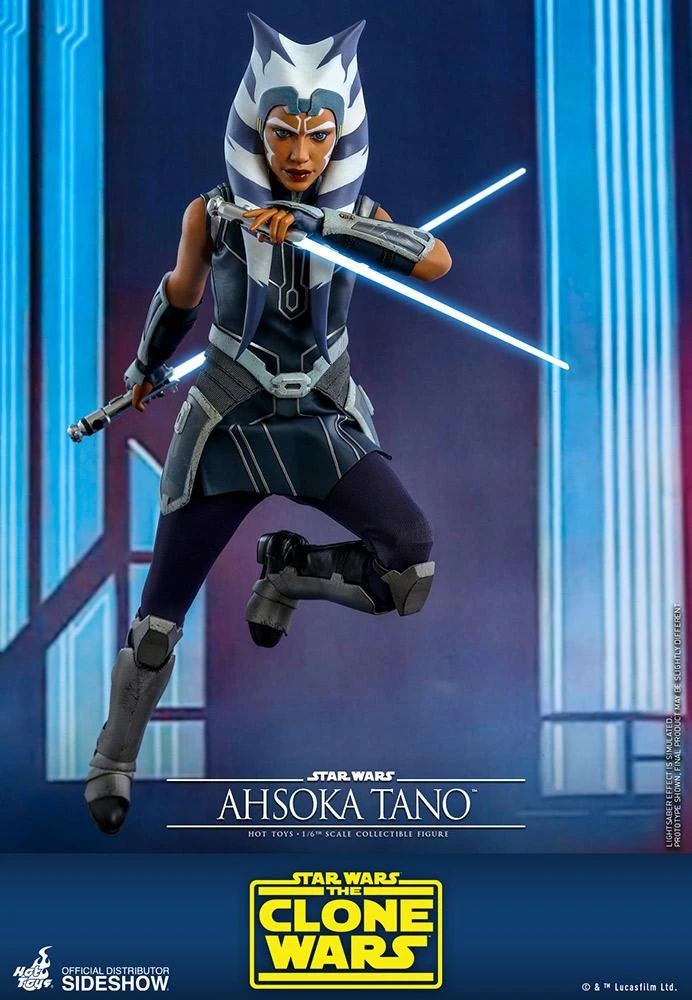 Ahsoka Tano - Star Wars The Clone Wars Hot Toys Collectibles 1/6 Scale Action Figure - Image 3