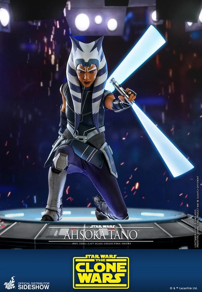 Ahsoka Tano - Star Wars The Clone Wars Hot Toys Collectibles 1/6 Scale Action Figure - Image 7