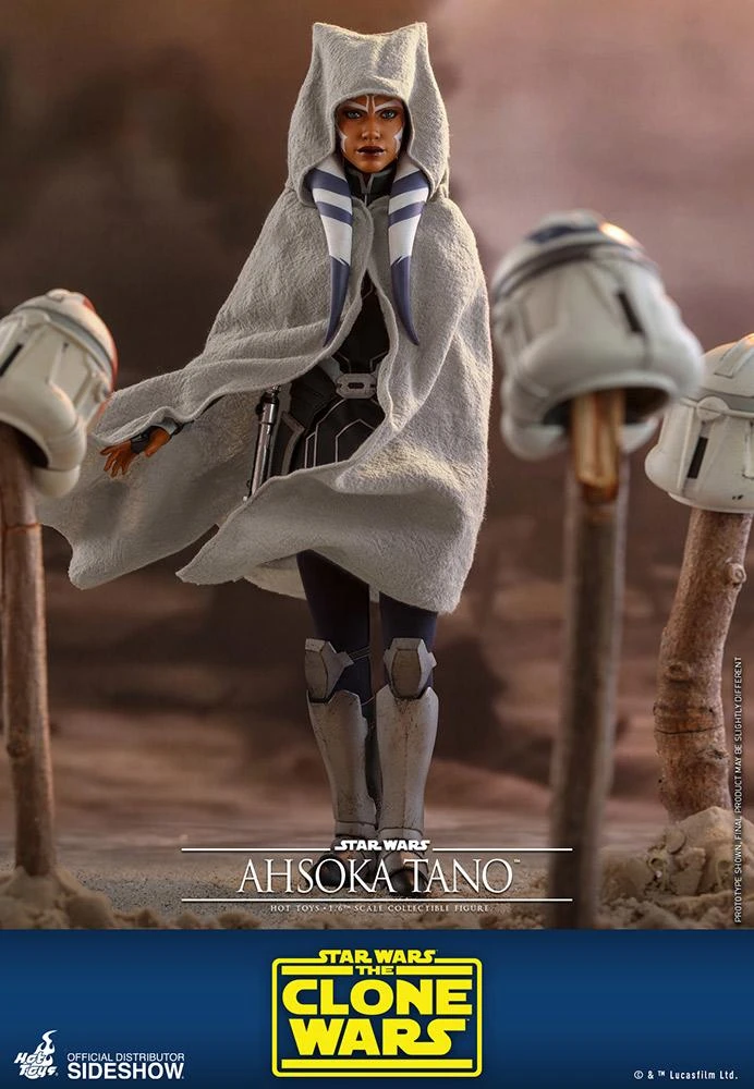 Ahsoka Tano - Star Wars The Clone Wars Hot Toys Collectibles 1/6 Scale Action Figure - Image 8