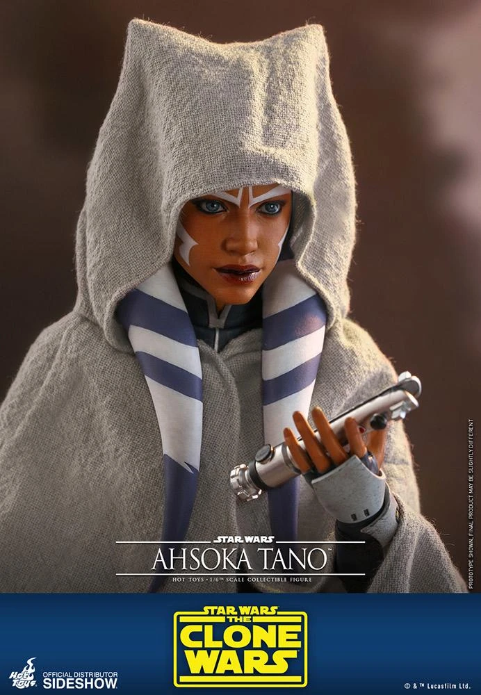 Ahsoka Tano - Star Wars The Clone Wars Hot Toys Collectibles 1/6 Scale Action Figure - Image 4
