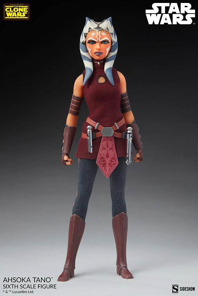 *PRE-ORDER Ahsoka Tano - Star Wars: The Clone Wars Sideshow Collectibles 1/6 Scale Action Figure - Image 3