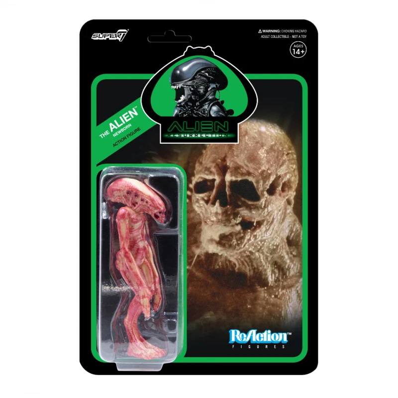 SUPER7 Alien Xenomorph ReAction Action Figure Wave 1 β Alien Newborn