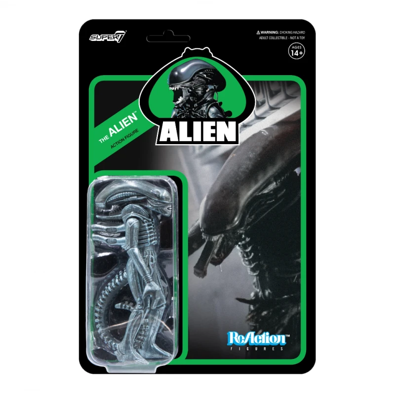 SUPER7 Alien Xenomorph ReAction Action Figure Wave 1 - The Alien