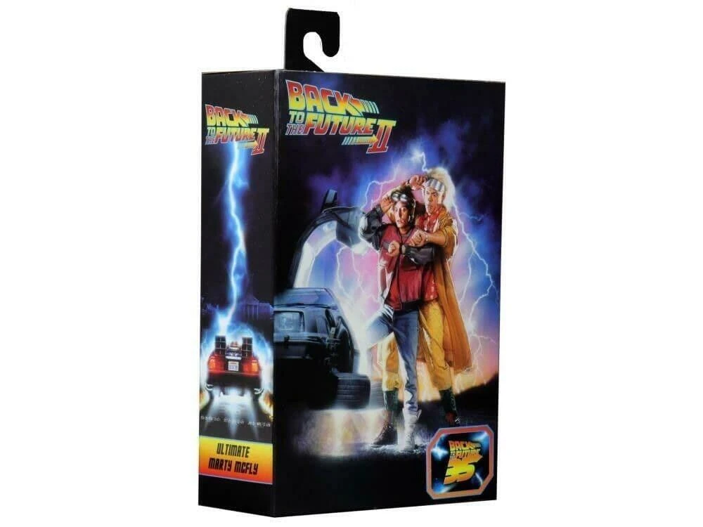 NECA Back To The Future Part 2 Ultimate 7" Scale Action Figure - Marty McFly With Hoverboard - Image 2