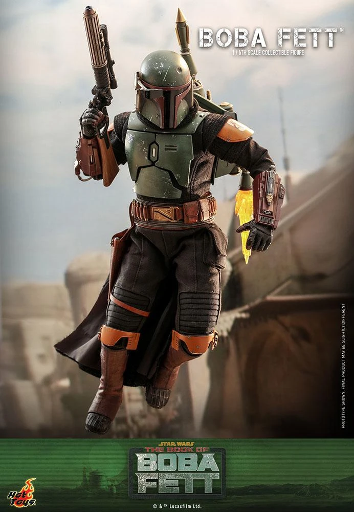 *PRE-ORDER Boba Fett (The Book Of Boba Fett) - Star Wars Hot Toys Exclusive Collectibles 1/6 Scale Action Figure - Image 4