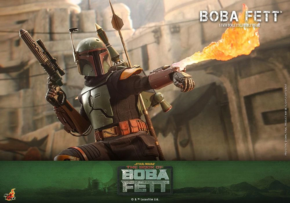 *PRE-ORDER Boba Fett (The Book Of Boba Fett) - Star Wars Hot Toys Exclusive Collectibles 1/6 Scale Action Figure - Image 10