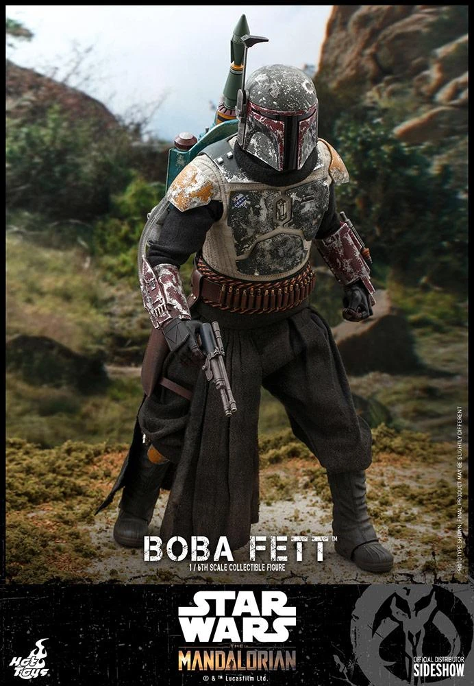 Boba Fett (The Mandalorian) - Star Wars Hot Toys Collectibles 1/6 Scale Action Figure - Image 2