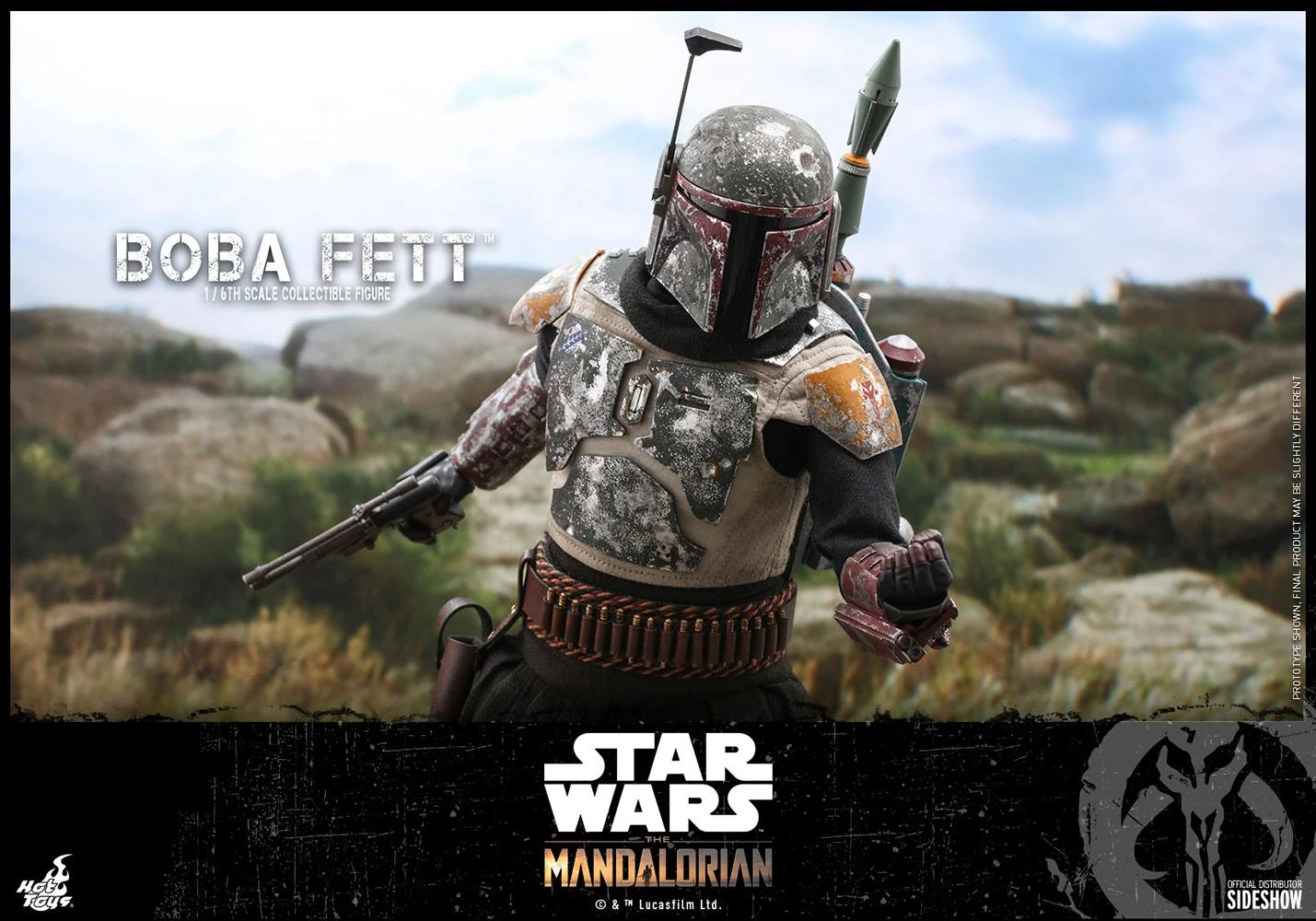 Boba Fett (The Mandalorian) - Star Wars Hot Toys Collectibles 1/6 Scale Action Figure - Image 10