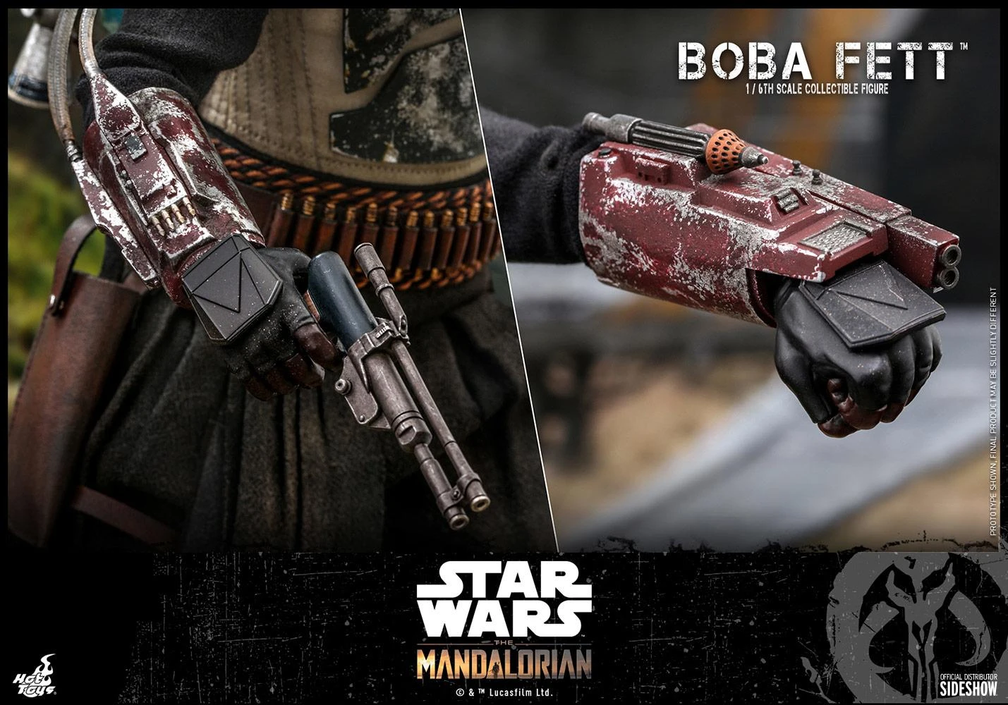 Boba Fett (The Mandalorian) - Star Wars Hot Toys Collectibles 1/6 Scale Action Figure - Image 7