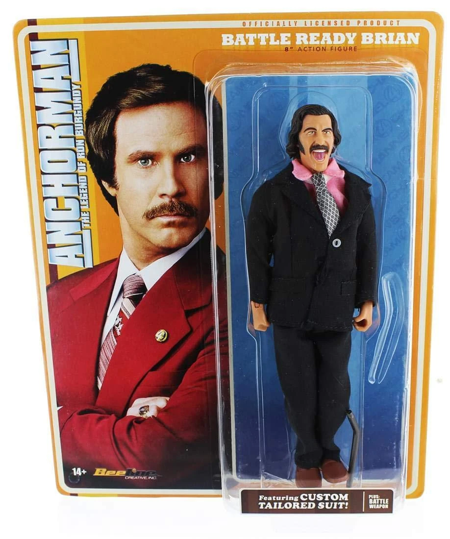 Anchorman - The Legend Of Ron Burgundy: Battle Ready Brian 8 Inch Action Figure