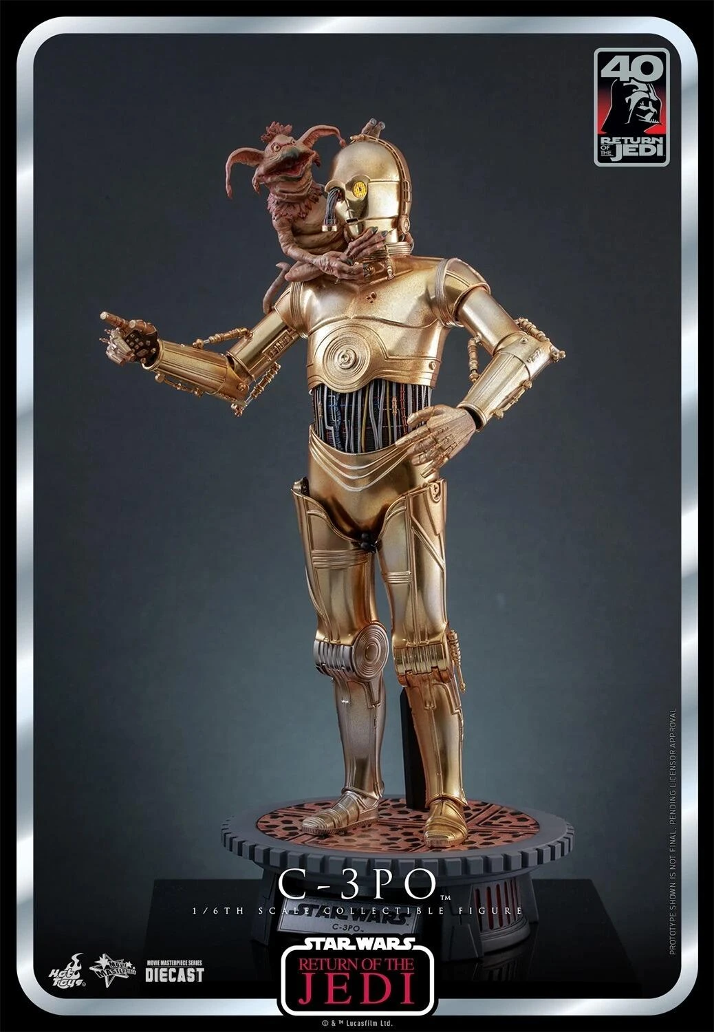 *PRE-ORDER C-3PO - Star Wars: Return Of The Jedi 40th Anniversary Hot Toys Exclusive Collectibles 1/6 Scale Action Figure