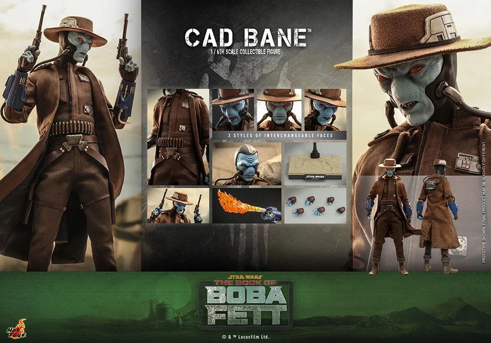 *PRE-ORDER Cad Bane (The Book Of Boba Fett) - Star Wars Hot Toys Exclusive Collectibles 1/6 Scale Action Figure - Image 7