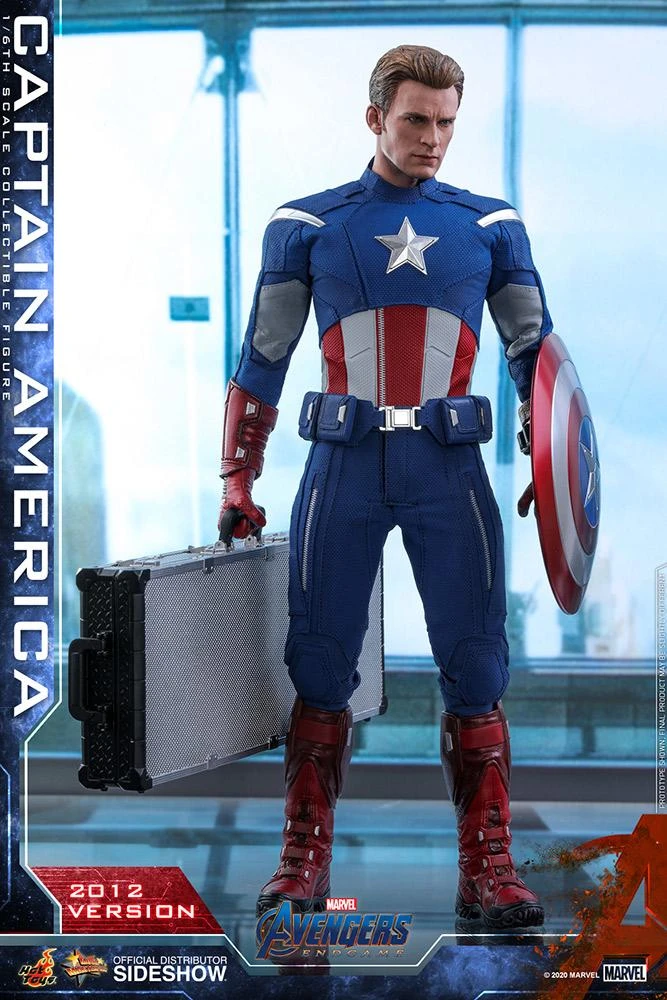 Captain America (2012 Version) - Marvel Hot Toys Collectibles 1/6 Scale Action Figure