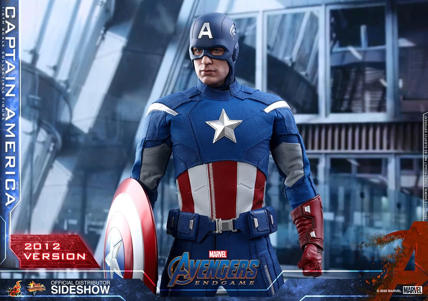Captain America (2012 Version) - Marvel Hot Toys Collectibles 1/6 Scale Action Figure - Image 7