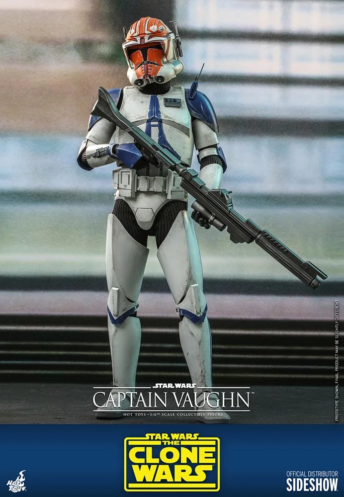 Captain Vaughn (Clone Wars) - Star Wars Hot Toys Collectibles 1/6 Scale Action Figure - Image 2
