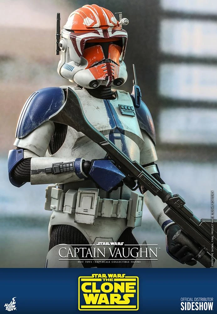 Captain Vaughn (Clone Wars) - Star Wars Hot Toys Collectibles 1/6 Scale Action Figure - Image 4