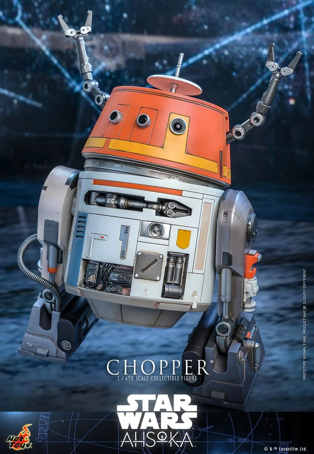 *PRE-ORDER C1-10P Chopper (Ahsoka) - Star Wars Hot Toys Collectibles 1/6 Scale Action Figure - Image 2