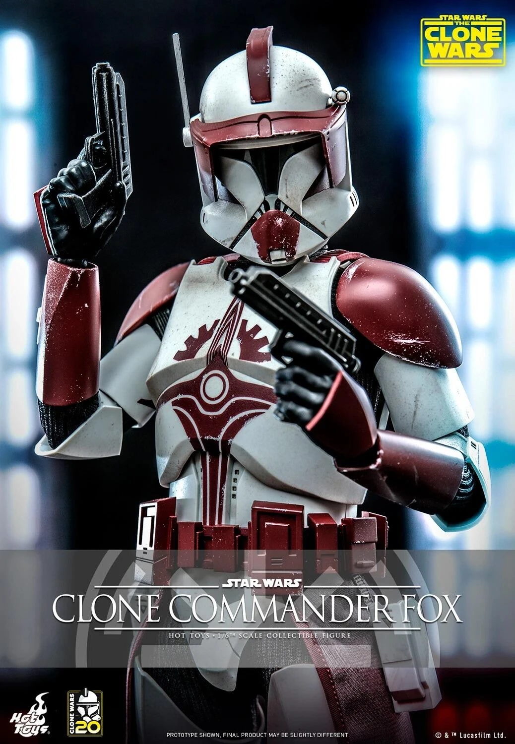 *PRE-ORDER Clone Commander Fox - Star Wars Hot Toys Exclusive Collectibles 1/6 Scale Action Figure