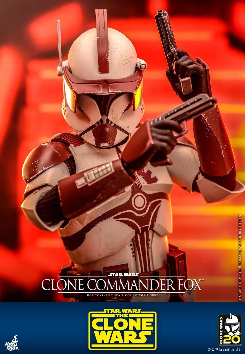 *PRE-ORDER Clone Commander Fox - Star Wars Hot Toys Exclusive Collectibles 1/6 Scale Action Figure - Image 2